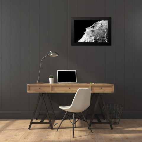 Sconfitto. Black Modern Wood Framed Art Print by Della Latta, Massimo