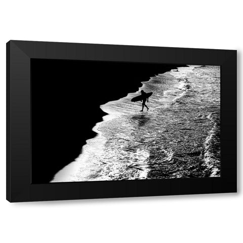 Sconfitto. Black Modern Wood Framed Art Print by Della Latta, Massimo