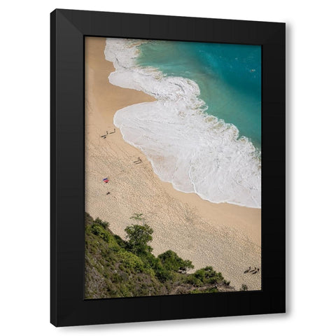 Ocean Dessert Black Modern Wood Framed Art Print by Puji Anggriawan, Prianto