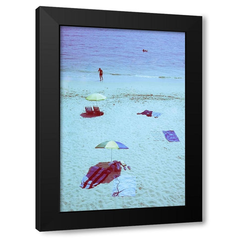 Happy Youre Gone Black Modern Wood Framed Art Print by Correia, Rui