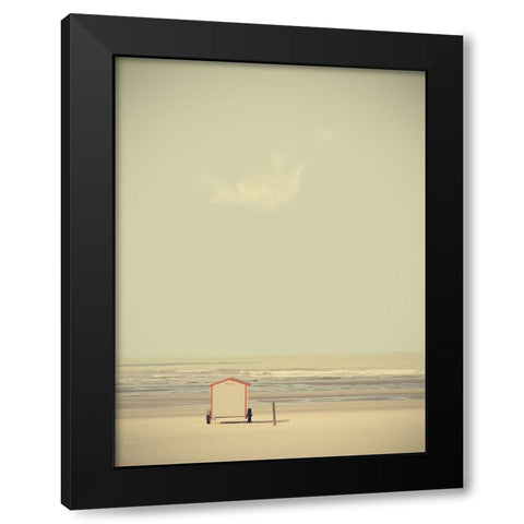 La cabina Black Modern Wood Framed Art Print with Double Matting by Della Latta, Massimo
