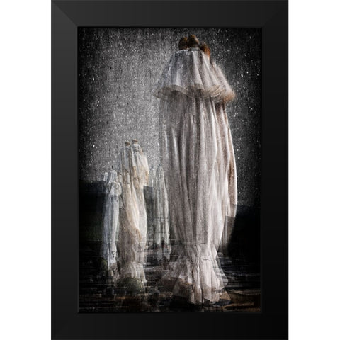 Ghosts of summer Black Modern Wood Framed Art Print by Corte, Raffaele