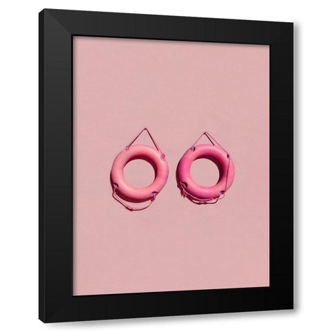 You jump I jump Black Modern Wood Framed Art Print with Double Matting by Cederberg, Marcus