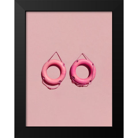 You jump I jump Black Modern Wood Framed Art Print by Cederberg, Marcus