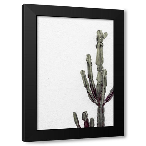 Cactus 003 Black Modern Wood Framed Art Print by Artographie Studio