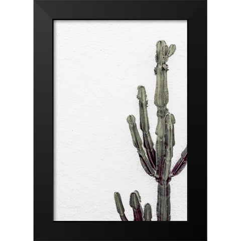Cactus 003 Black Modern Wood Framed Art Print by Artographie Studio