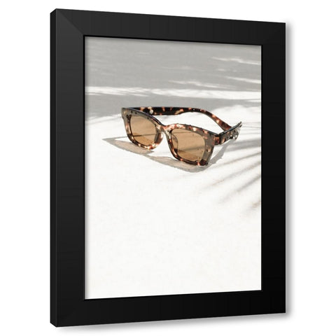 Pool 005 Black Modern Wood Framed Art Print with Double Matting by Artographie Studio