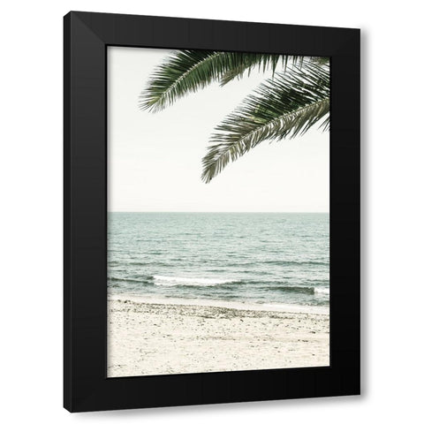 Solaris 03 Black Modern Wood Framed Art Print with Double Matting by Artographie Studio