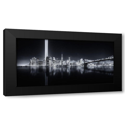 Unforgettable 9 11 Black Modern Wood Framed Art Print by De La, Javier