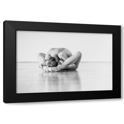 in itself Black Modern Wood Framed Art Print with Double Matting by M., Michael