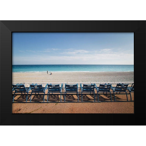 Sea breeze Black Modern Wood Framed Art Print by Palazon, Paco
