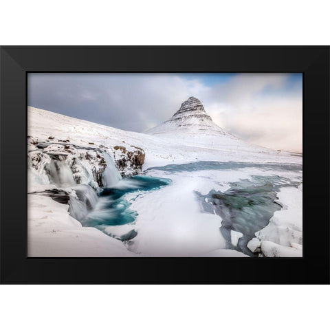 Although its a Famous Subject Black Modern Wood Framed Art Print by Wuthrich, Curdin