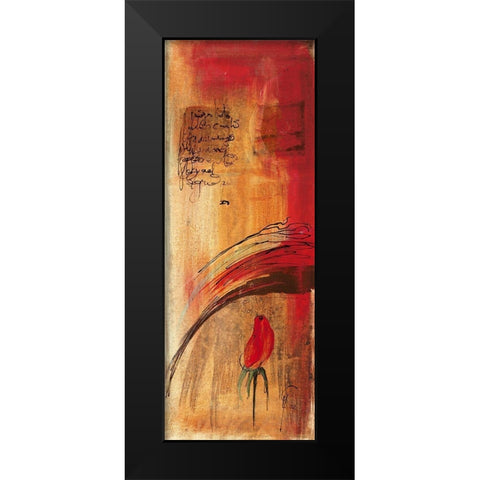 Todos los dias Black Modern Wood Framed Art Print by Leys, Gemma
