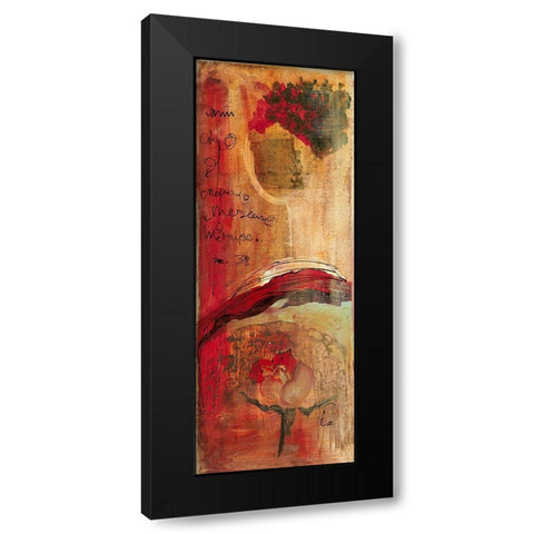 Hemos perdido Black Modern Wood Framed Art Print by Leys, Gemma