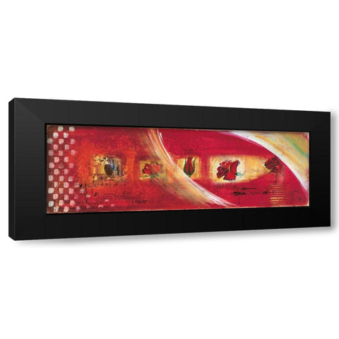 Aqui I Black Modern Wood Framed Art Print with Double Matting by Leys, Gemma