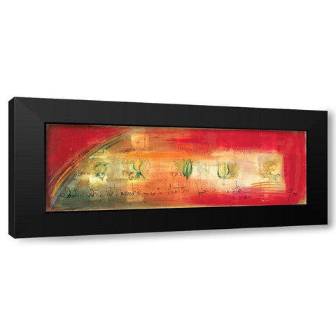 Libertad Black Modern Wood Framed Art Print with Double Matting by Leys, Gemma