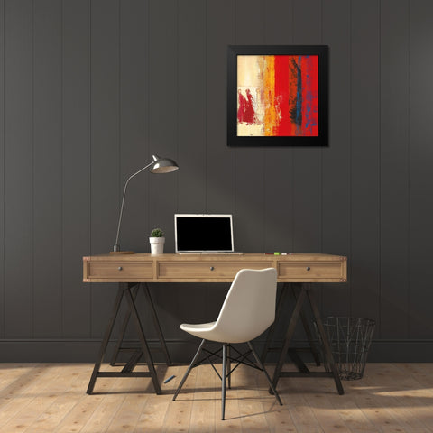 Figurativ II Black Modern Wood Framed Art Print by van Ginkel, Marjolijn