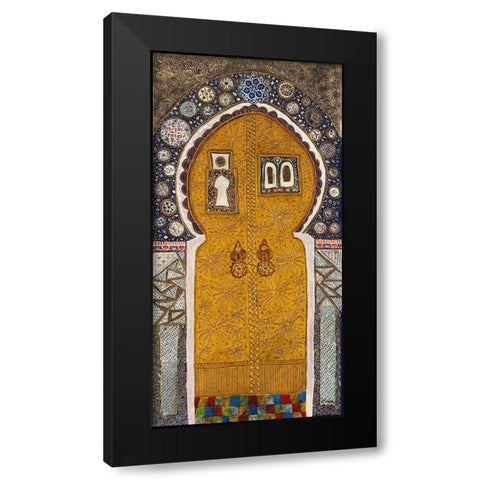 Porte orientale II Black Modern Wood Framed Art Print by Maugeri, Valerie