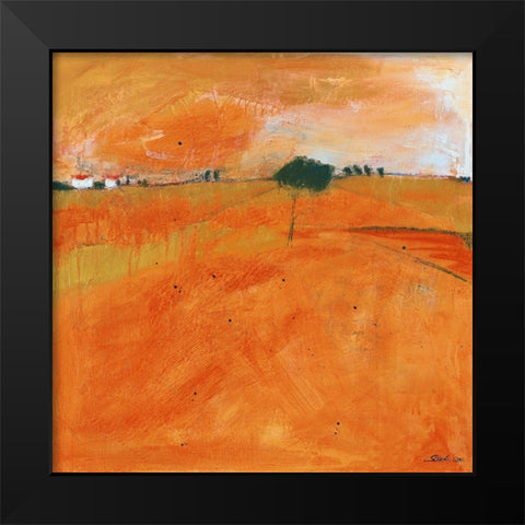 Landscape I Black Modern Wood Framed Art Print by Scherk, Gabriele