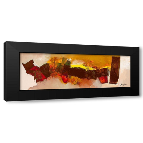 Terre brulee Black Modern Wood Framed Art Print with Double Matting by Magis, Pascal