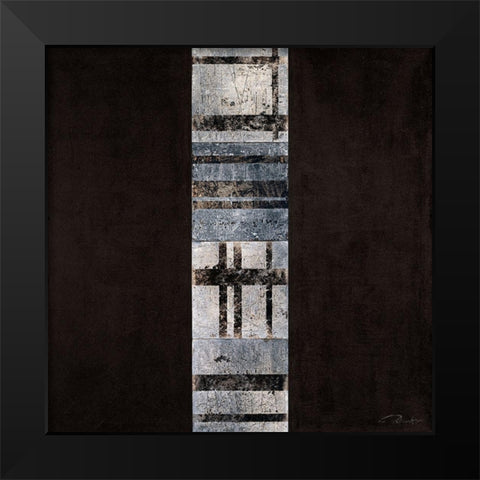 Composition I Black Modern Wood Framed Art Print by Planker, Karin