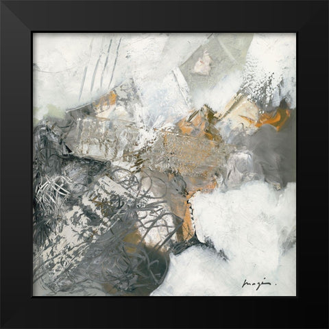 Variations abstraites VI Black Modern Wood Framed Art Print by Magis, Pascal