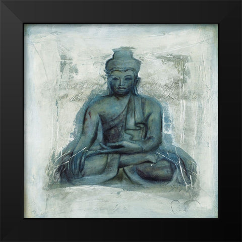 Hingabe Black Modern Wood Framed Art Print by Amrhein, Elvira