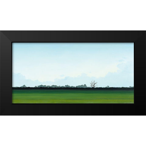 Valley of Shadows Black Modern Wood Framed Art Print by Reader, Dawn