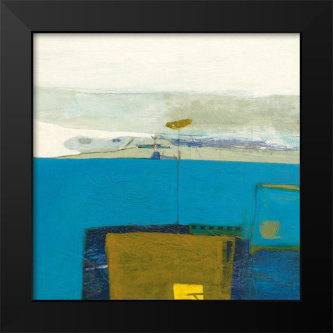 Reef at Deussant Black Modern Wood Framed Art Print by Frampton, Russell