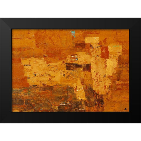 India Seek Them Out Black Modern Wood Framed Art Print by Vilsboll, Anne