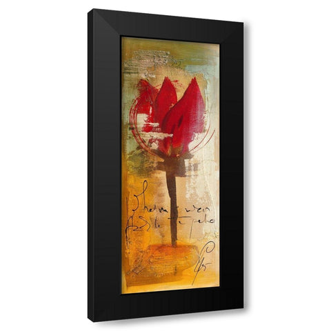 Para mi Espo Black Modern Wood Framed Art Print by Leys, Gemma