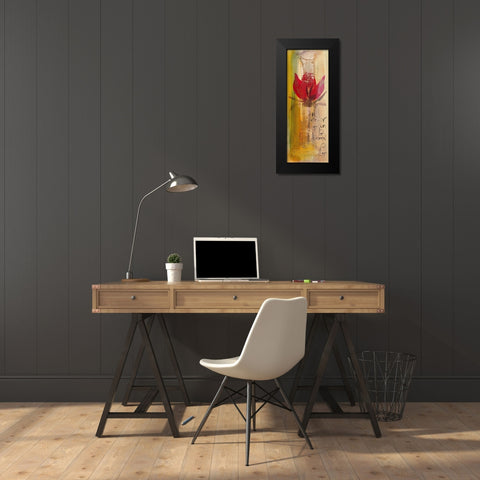 Amor II Black Modern Wood Framed Art Print by Leys, Gemma