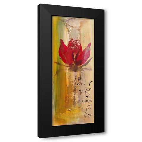 Amor II Black Modern Wood Framed Art Print by Leys, Gemma