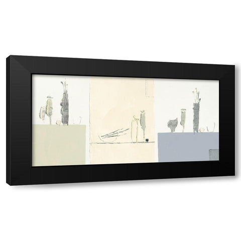 Ambiance d atelier II Black Modern Wood Framed Art Print with Double Matting by Choisy, Christian