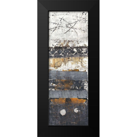 Spurensuche I Black Modern Wood Framed Art Print by Planker, Karin