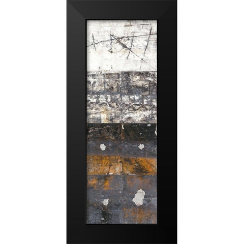 Spurensuche III Black Modern Wood Framed Art Print by Planker, Karin