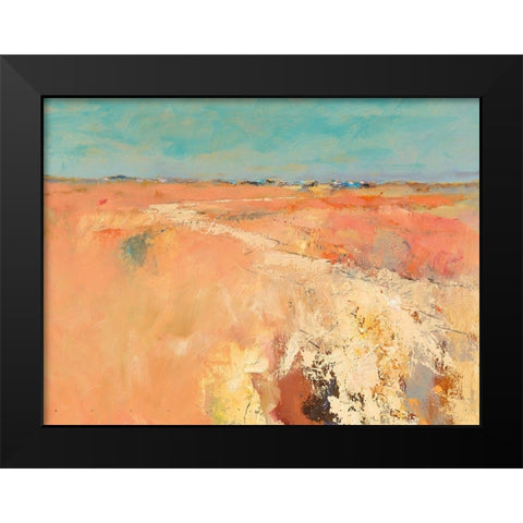 Autumn is coming Black Modern Wood Framed Art Print by Groenhart, Jan