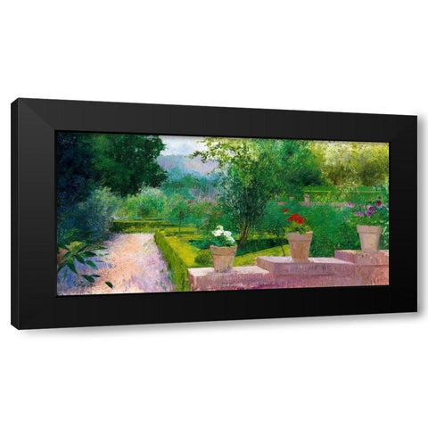 Granada I Black Modern Wood Framed Art Print with Double Matting by Cereceda Martinez, Angeles