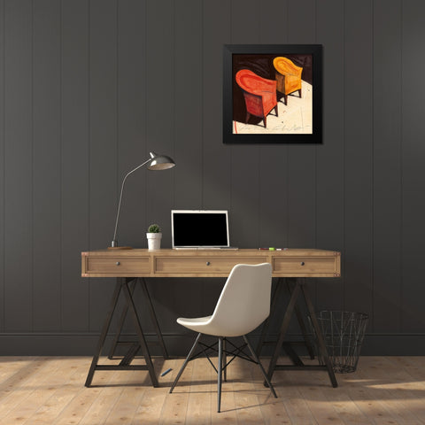 Luce del Ricordo Black Modern Wood Framed Art Print by Calvetti, Fabio