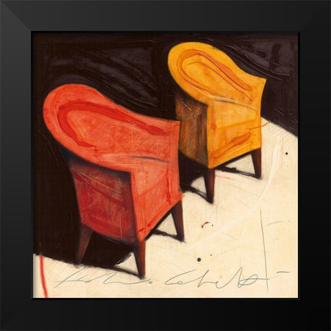 Luce del Ricordo Black Modern Wood Framed Art Print by Calvetti, Fabio