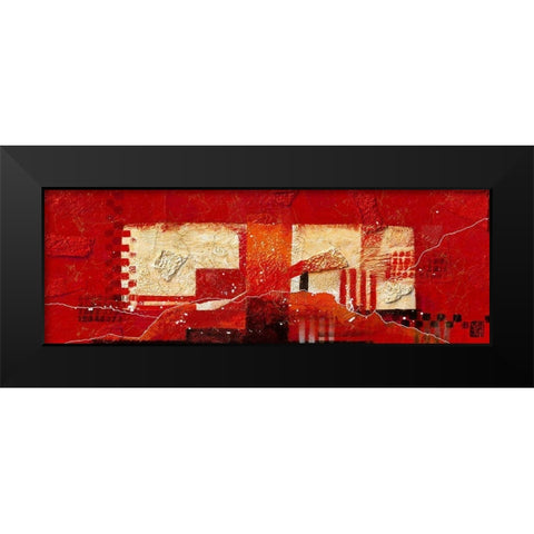 Zt.200905 (red) Black Modern Wood Framed Art Print by Nomden, Dinie