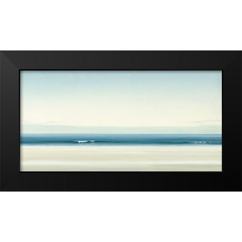 The whispering Sea Black Modern Wood Framed Art Print by Reader, Dawn