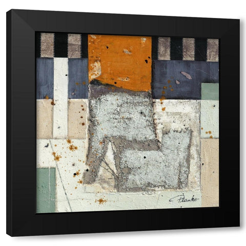 Spring II Black Modern Wood Framed Art Print with Double Matting by Planker, Karin