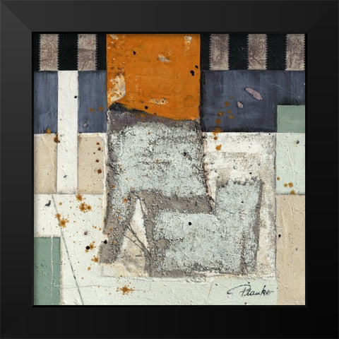 Spring II Black Modern Wood Framed Art Print by Planker, Karin