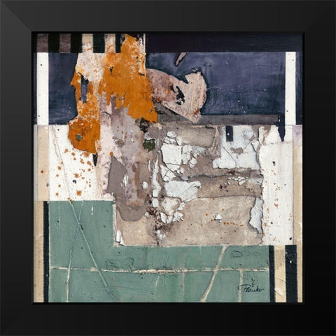 Spring III Black Modern Wood Framed Art Print by Planker, Karin