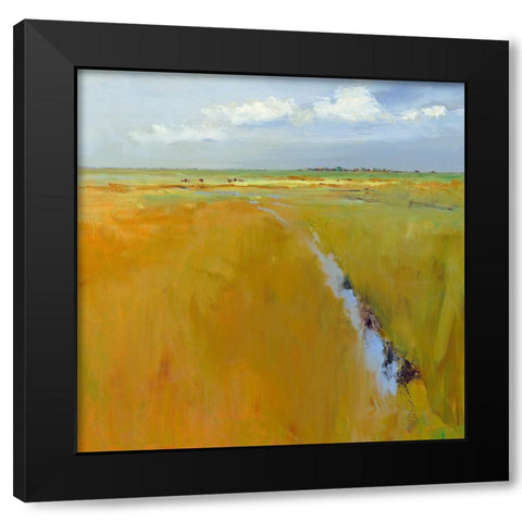 A clear day Black Modern Wood Framed Art Print with Double Matting by Groenhart, Jan