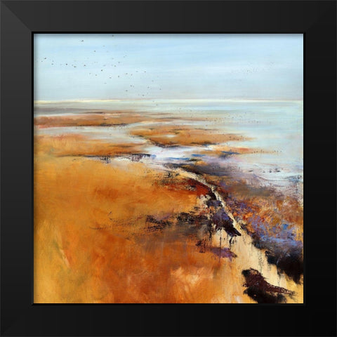 Remembering Terschelling Black Modern Wood Framed Art Print by Groenhart, Jan