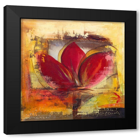 Amor Black Modern Wood Framed Art Print by Leys, Gemma