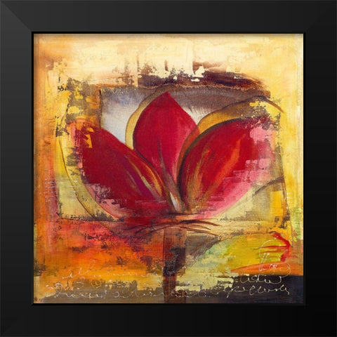 Amor Black Modern Wood Framed Art Print by Leys, Gemma