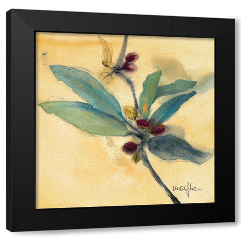 Olivier I Black Modern Wood Framed Art Print with Double Matting by Marthe